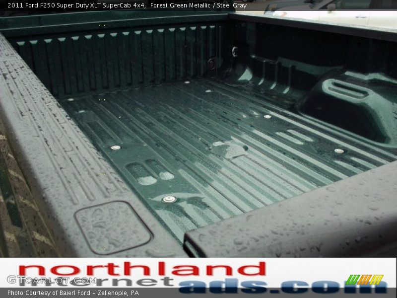 Forest Green Metallic / Steel Gray 2011 Ford F250 Super Duty XLT SuperCab 4x4