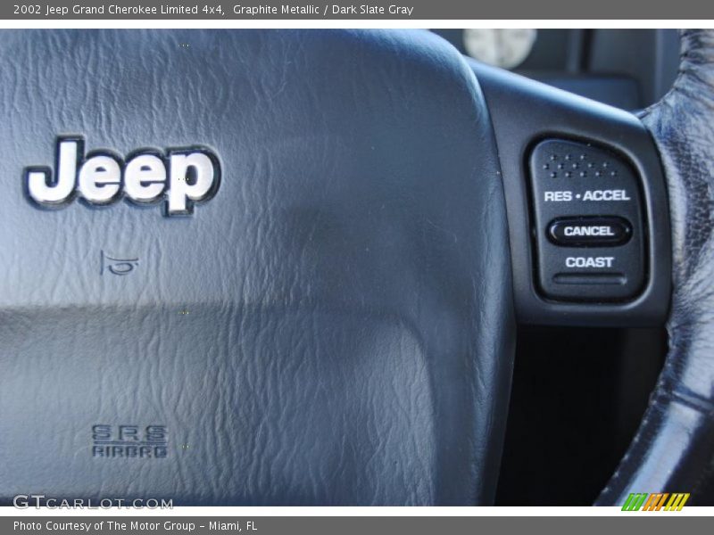 Graphite Metallic / Dark Slate Gray 2002 Jeep Grand Cherokee Limited 4x4