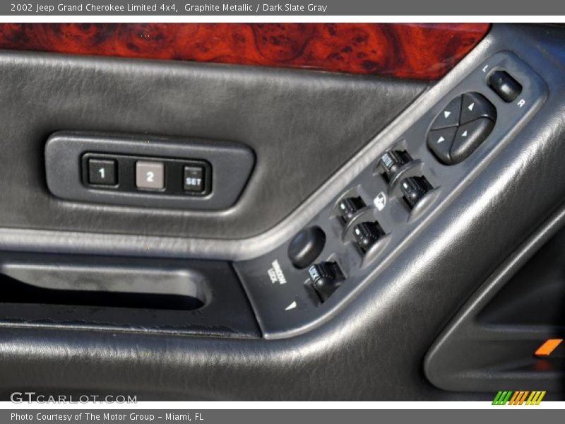 Graphite Metallic / Dark Slate Gray 2002 Jeep Grand Cherokee Limited 4x4