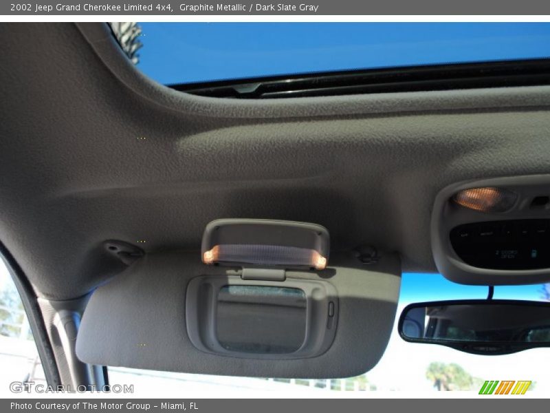 Graphite Metallic / Dark Slate Gray 2002 Jeep Grand Cherokee Limited 4x4
