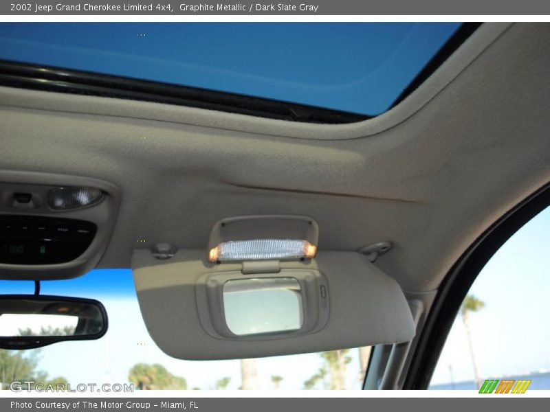 Graphite Metallic / Dark Slate Gray 2002 Jeep Grand Cherokee Limited 4x4