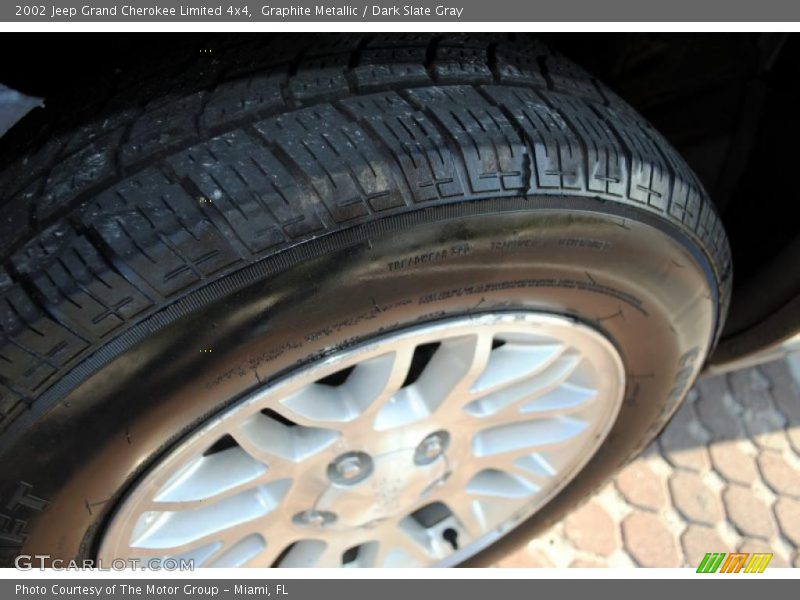 Graphite Metallic / Dark Slate Gray 2002 Jeep Grand Cherokee Limited 4x4
