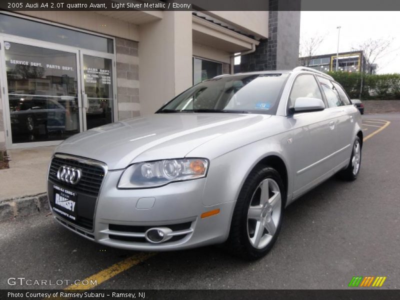 Light Silver Metallic / Ebony 2005 Audi A4 2.0T quattro Avant