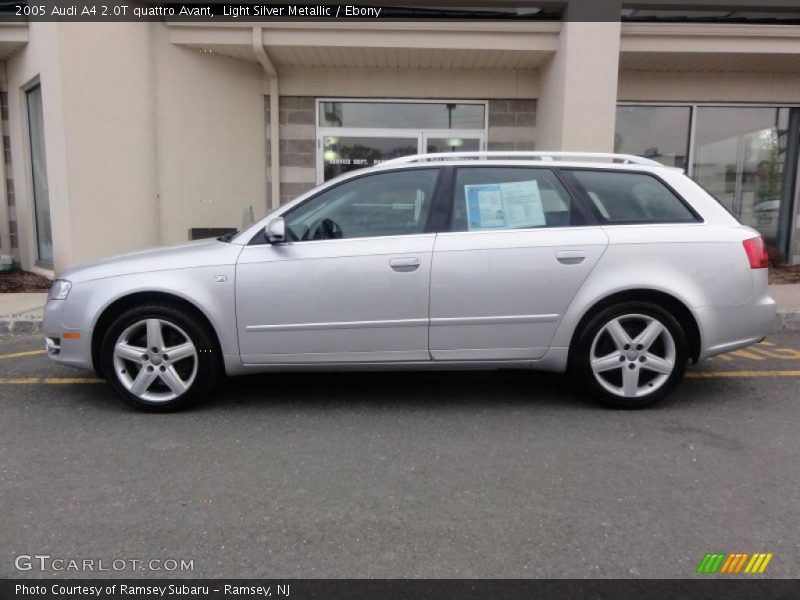 Light Silver Metallic / Ebony 2005 Audi A4 2.0T quattro Avant