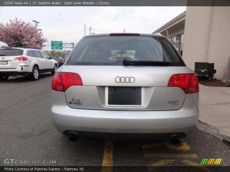 Light Silver Metallic / Ebony 2005 Audi A4 2.0T quattro Avant