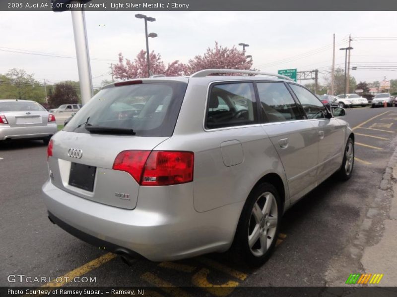 Light Silver Metallic / Ebony 2005 Audi A4 2.0T quattro Avant