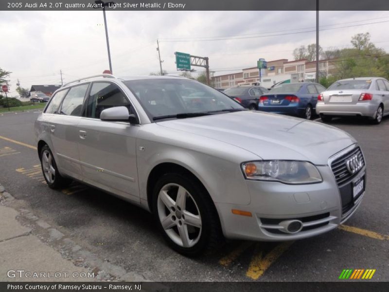 Light Silver Metallic / Ebony 2005 Audi A4 2.0T quattro Avant