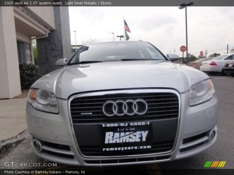 Light Silver Metallic / Ebony 2005 Audi A4 2.0T quattro Avant