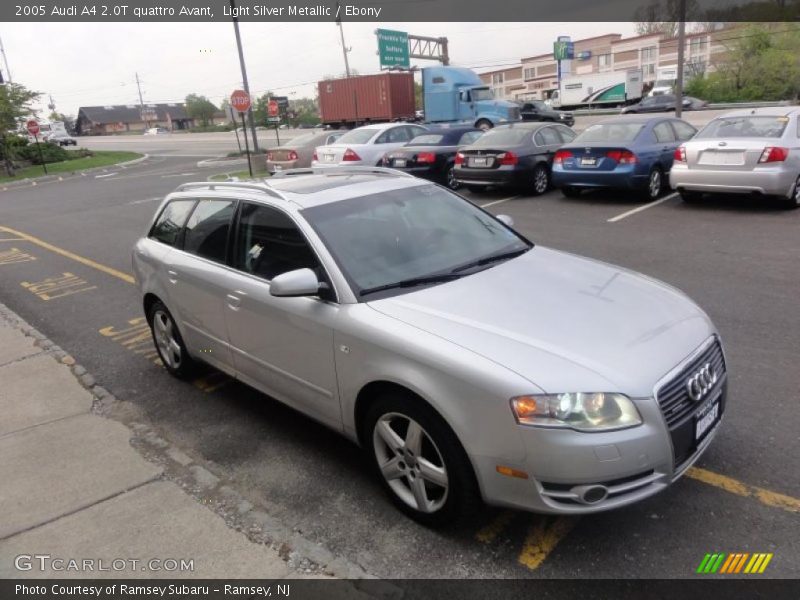 Light Silver Metallic / Ebony 2005 Audi A4 2.0T quattro Avant