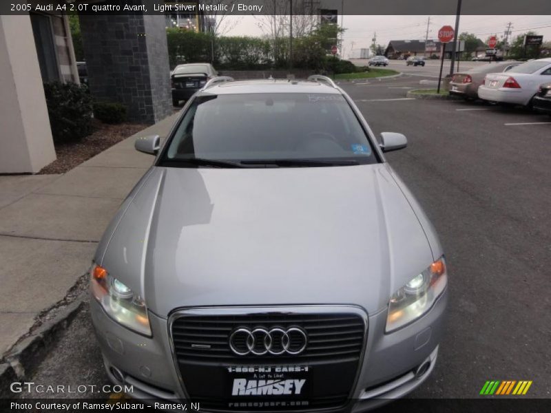 Light Silver Metallic / Ebony 2005 Audi A4 2.0T quattro Avant