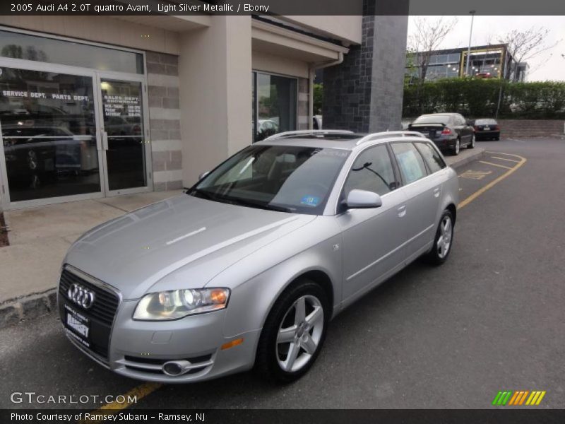 Light Silver Metallic / Ebony 2005 Audi A4 2.0T quattro Avant