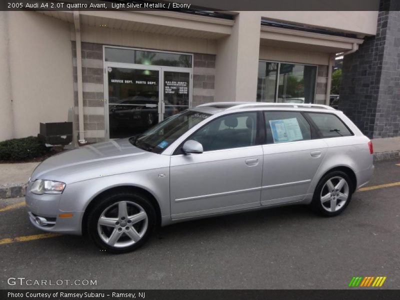Light Silver Metallic / Ebony 2005 Audi A4 2.0T quattro Avant