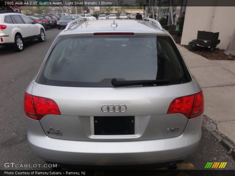 Light Silver Metallic / Ebony 2005 Audi A4 2.0T quattro Avant
