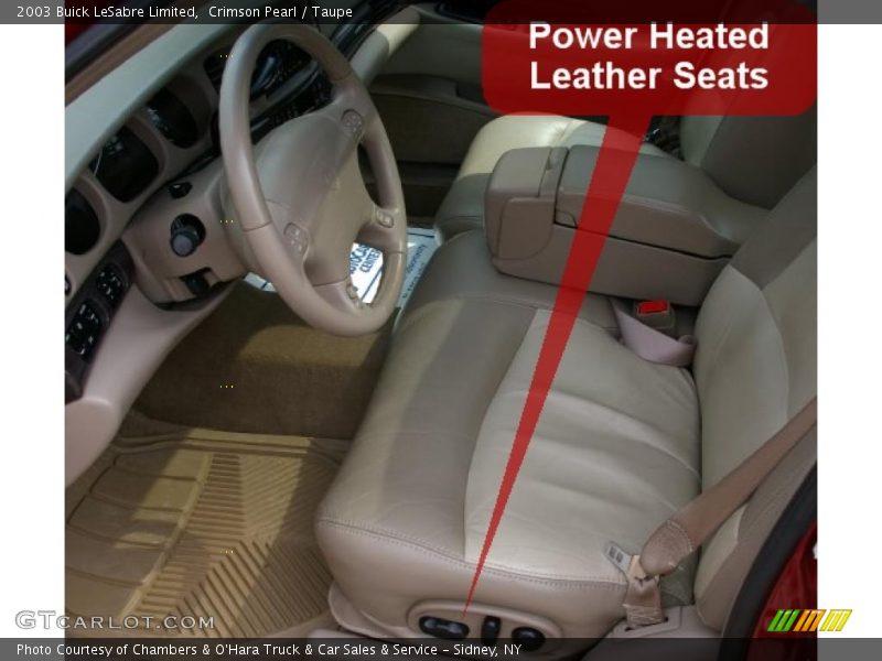 Crimson Pearl / Taupe 2003 Buick LeSabre Limited