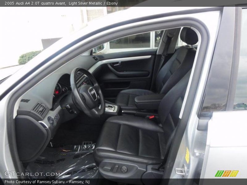 Light Silver Metallic / Ebony 2005 Audi A4 2.0T quattro Avant