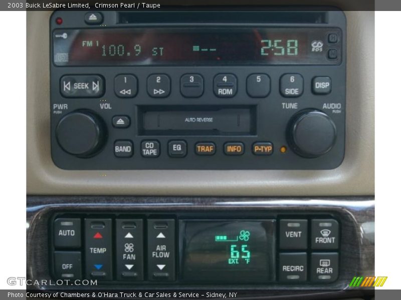 Crimson Pearl / Taupe 2003 Buick LeSabre Limited