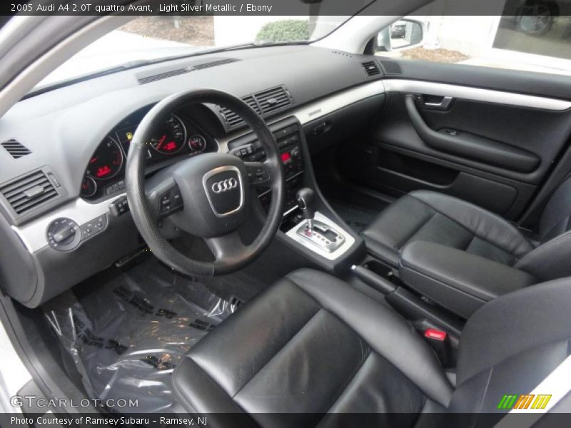 Ebony Interior - 2005 A4 2.0T quattro Avant 