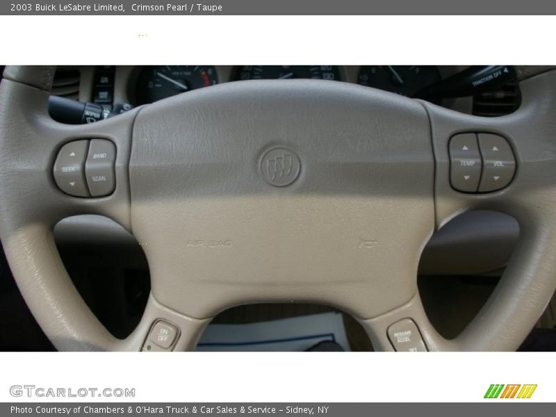 Crimson Pearl / Taupe 2003 Buick LeSabre Limited