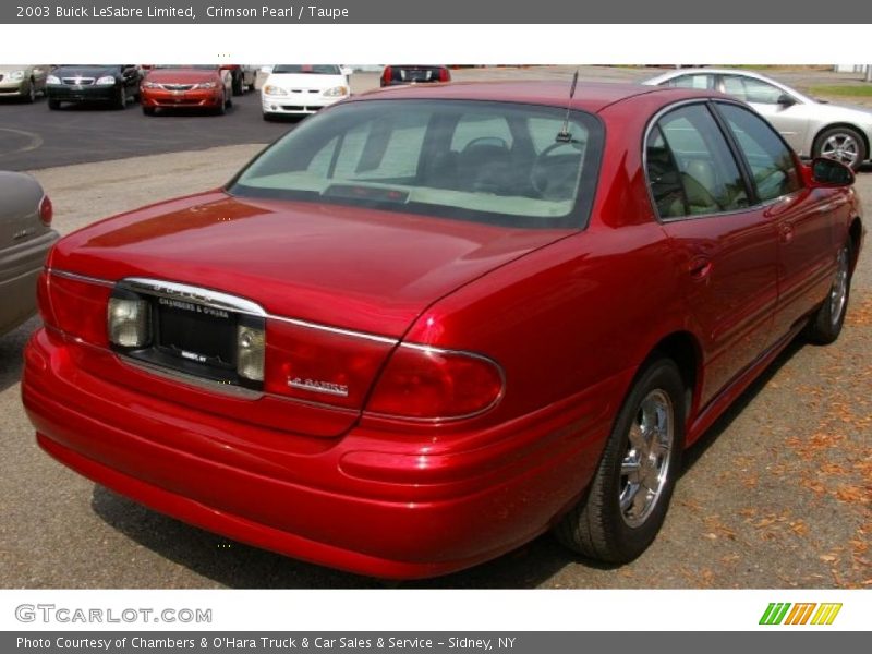 Crimson Pearl / Taupe 2003 Buick LeSabre Limited