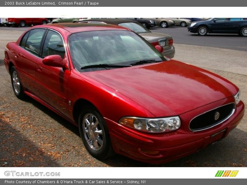 Crimson Pearl / Taupe 2003 Buick LeSabre Limited