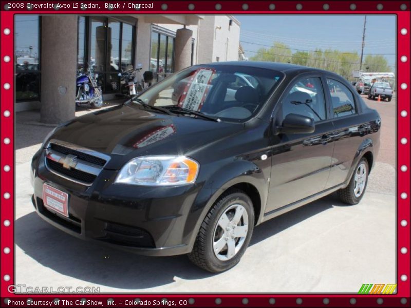 Black / Charcoal 2008 Chevrolet Aveo LS Sedan