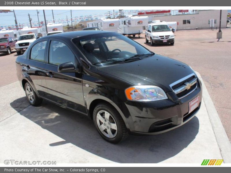 Black / Charcoal 2008 Chevrolet Aveo LS Sedan