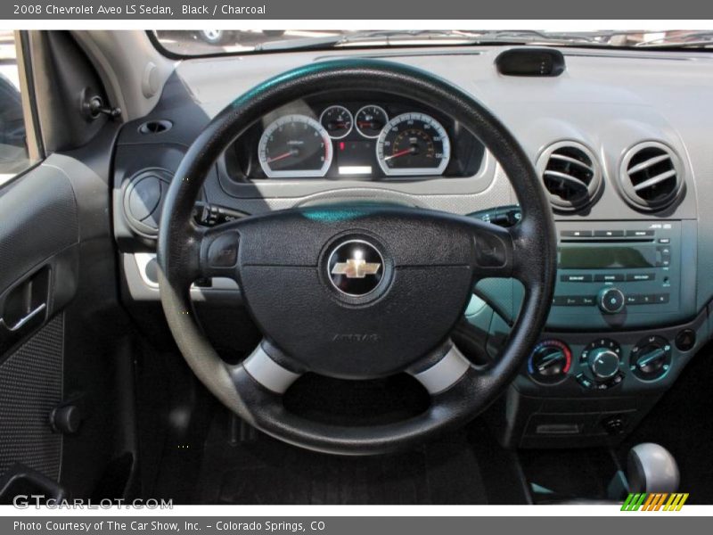 Black / Charcoal 2008 Chevrolet Aveo LS Sedan