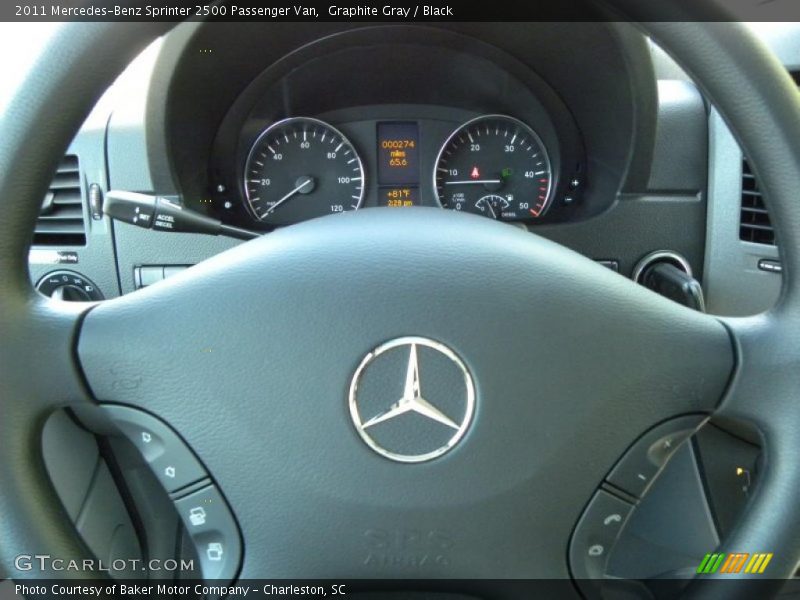 Graphite Gray / Black 2011 Mercedes-Benz Sprinter 2500 Passenger Van