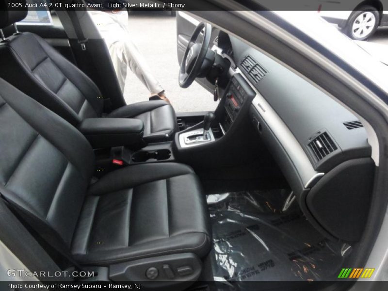 Light Silver Metallic / Ebony 2005 Audi A4 2.0T quattro Avant