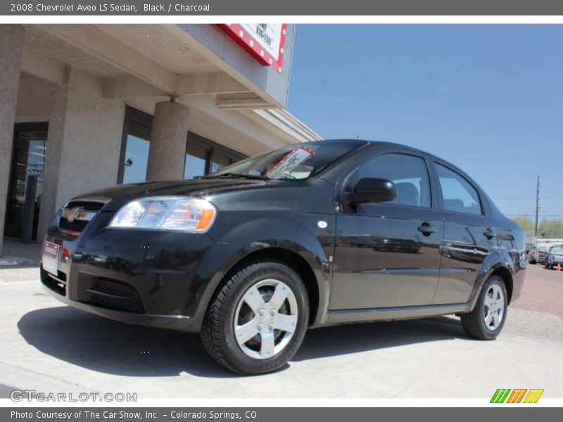 Black / Charcoal 2008 Chevrolet Aveo LS Sedan