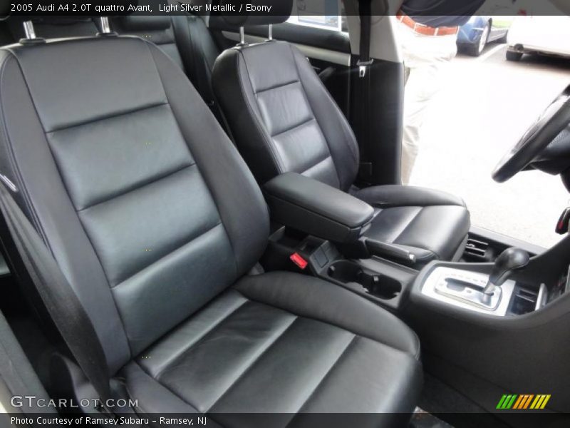 Light Silver Metallic / Ebony 2005 Audi A4 2.0T quattro Avant