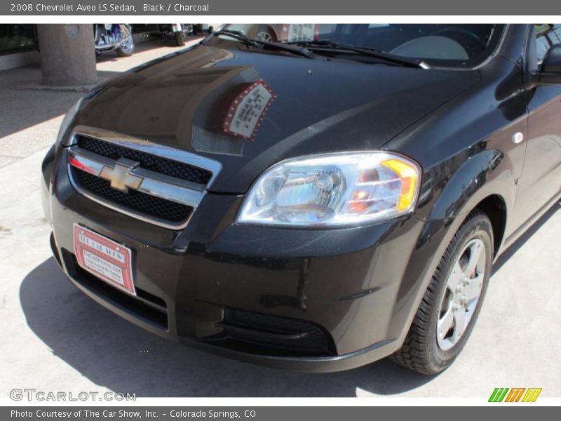 Black / Charcoal 2008 Chevrolet Aveo LS Sedan