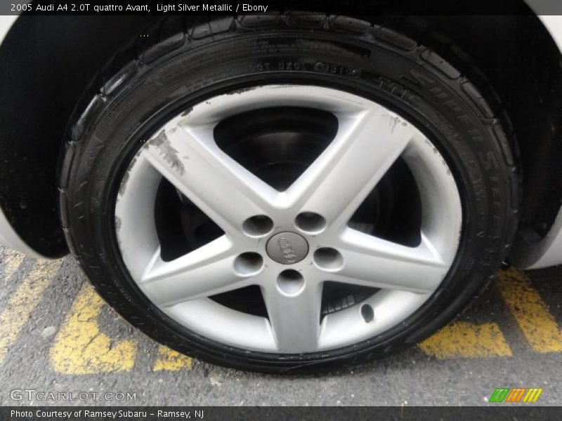 Light Silver Metallic / Ebony 2005 Audi A4 2.0T quattro Avant