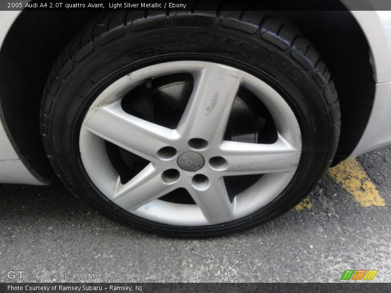Light Silver Metallic / Ebony 2005 Audi A4 2.0T quattro Avant