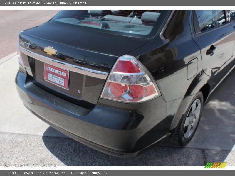 Black / Charcoal 2008 Chevrolet Aveo LS Sedan