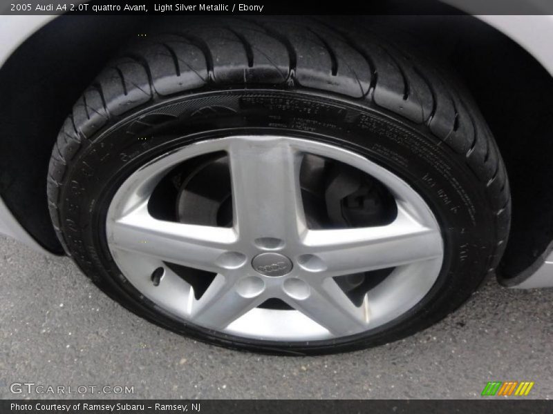 Light Silver Metallic / Ebony 2005 Audi A4 2.0T quattro Avant