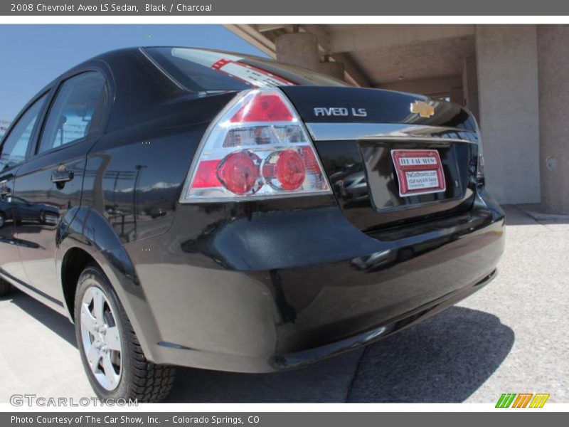 Black / Charcoal 2008 Chevrolet Aveo LS Sedan