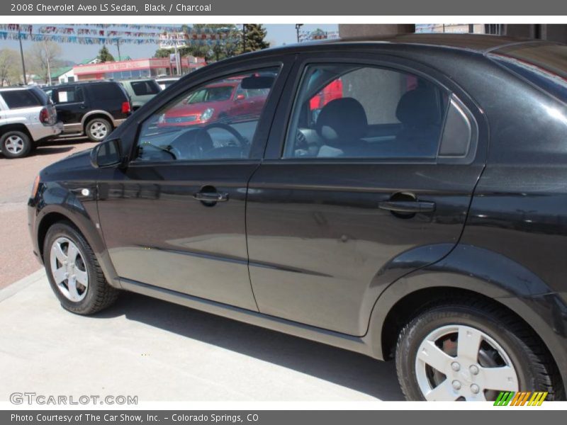 Black / Charcoal 2008 Chevrolet Aveo LS Sedan