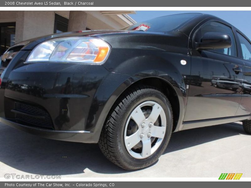 Black / Charcoal 2008 Chevrolet Aveo LS Sedan