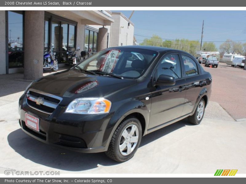 Black / Charcoal 2008 Chevrolet Aveo LS Sedan