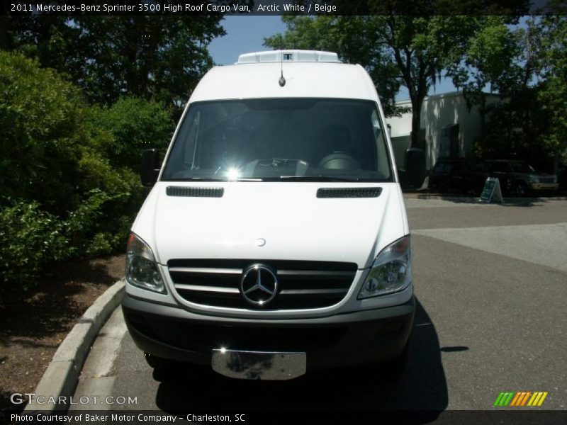 Arctic White / Beige 2011 Mercedes-Benz Sprinter 3500 High Roof Cargo Van