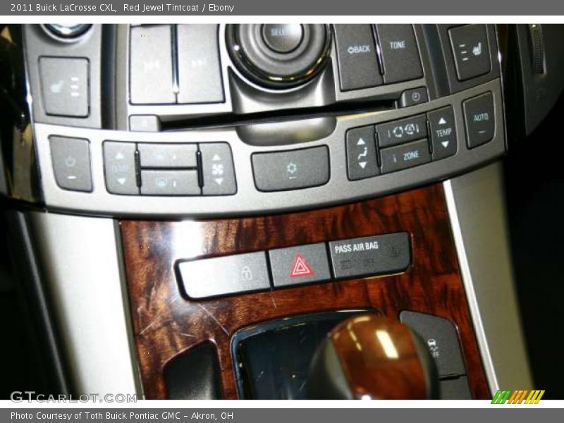 Red Jewel Tintcoat / Ebony 2011 Buick LaCrosse CXL