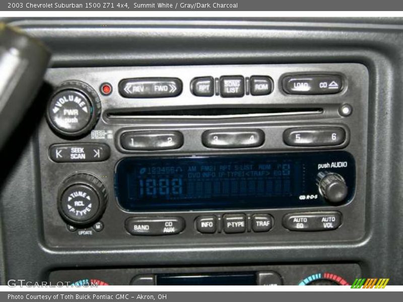 Summit White / Gray/Dark Charcoal 2003 Chevrolet Suburban 1500 Z71 4x4