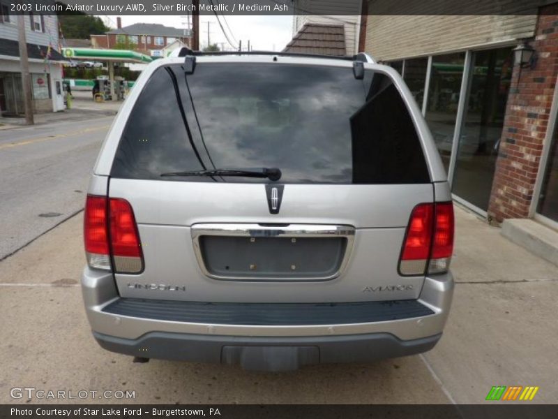 Silver Birch Metallic / Medium Ash 2003 Lincoln Aviator Luxury AWD