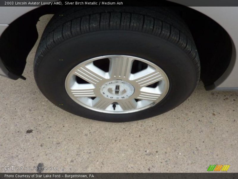 Silver Birch Metallic / Medium Ash 2003 Lincoln Aviator Luxury AWD