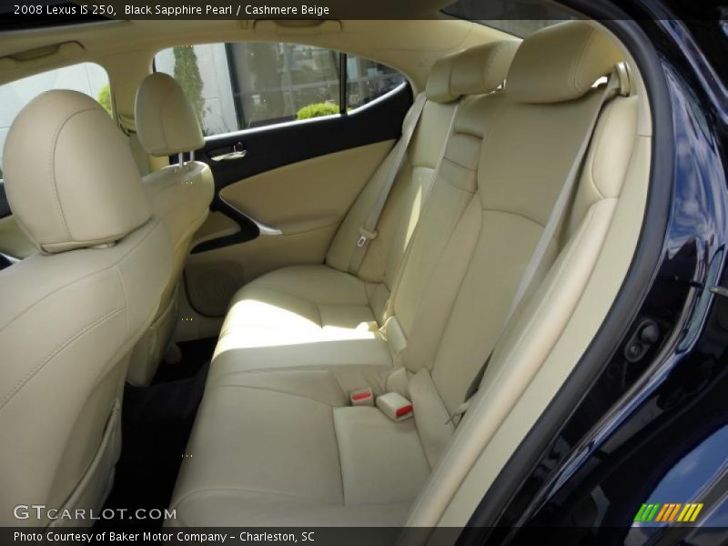 Black Sapphire Pearl / Cashmere Beige 2008 Lexus IS 250