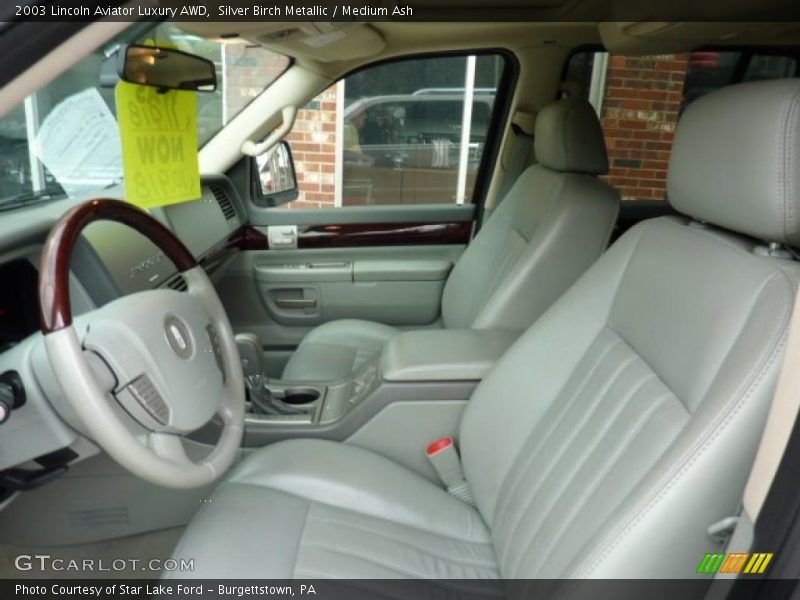 Silver Birch Metallic / Medium Ash 2003 Lincoln Aviator Luxury AWD
