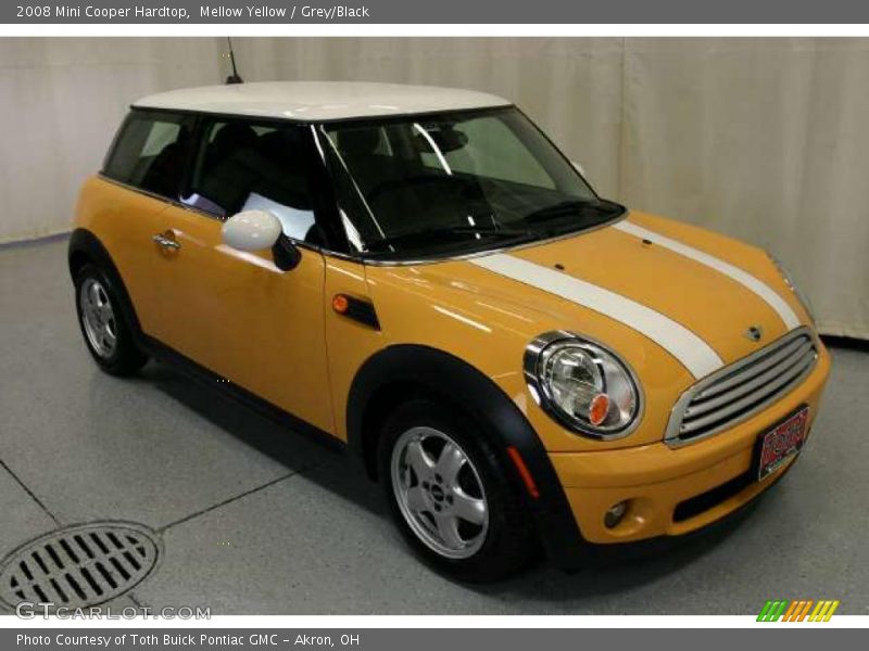 Mellow Yellow / Grey/Black 2008 Mini Cooper Hardtop