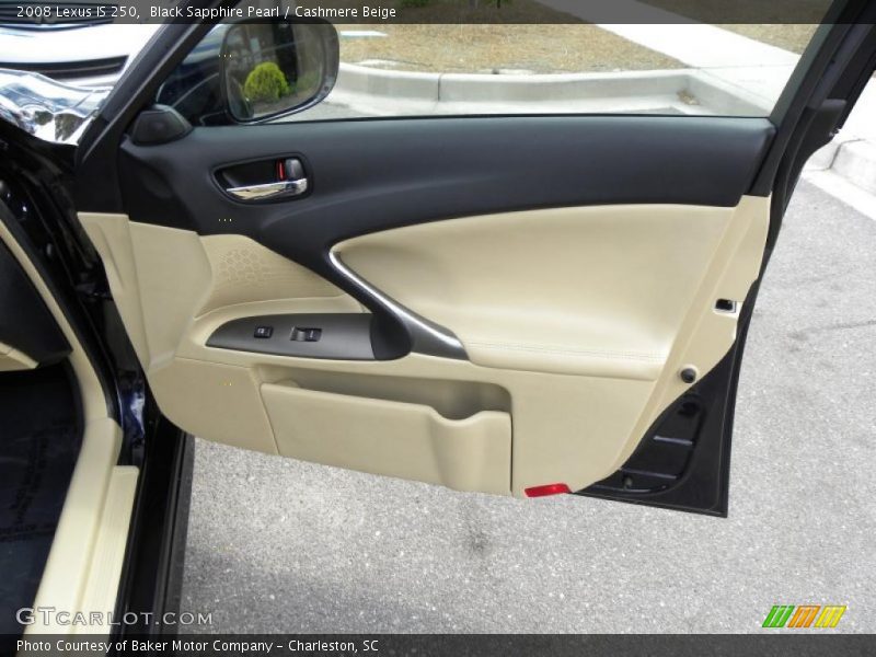 Black Sapphire Pearl / Cashmere Beige 2008 Lexus IS 250