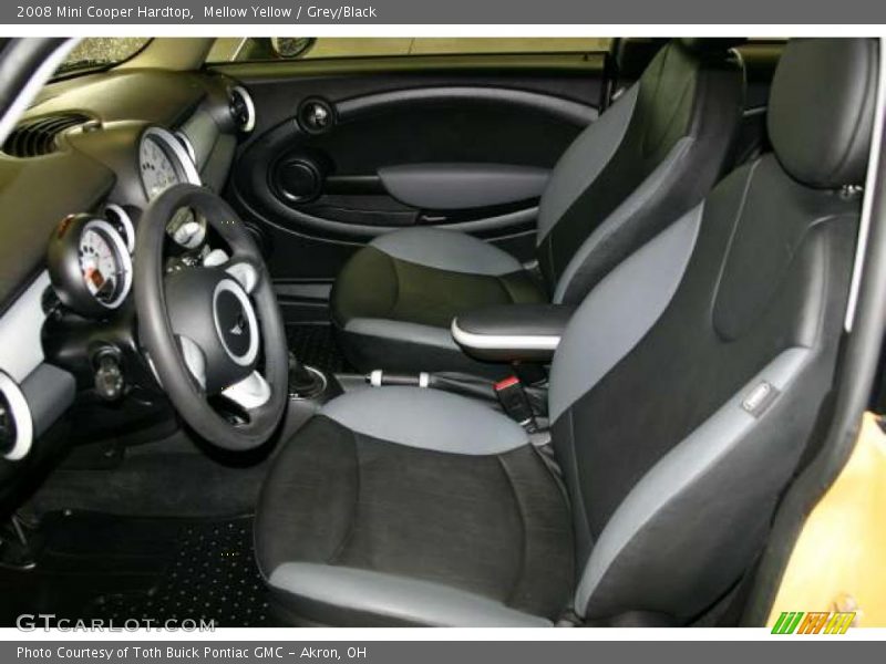 Mellow Yellow / Grey/Black 2008 Mini Cooper Hardtop